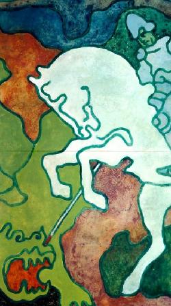 Museo de Arte Sacro: MAS: San Jorge y el Drag�n (Jos� Escada, 1961) - Haga clic para aumentar