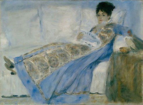 MCG: Retrato de Madame Claude Monet (Pierre-Auguste Renoir, c. 1898)