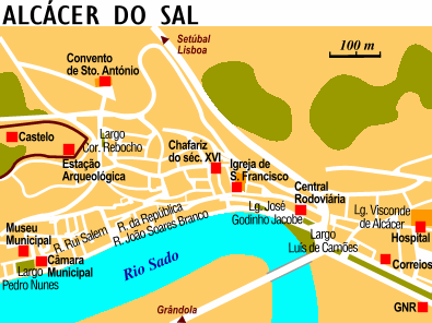 Map: Alc�cer do Sal