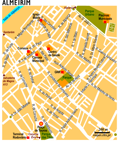 Map: Almeirim