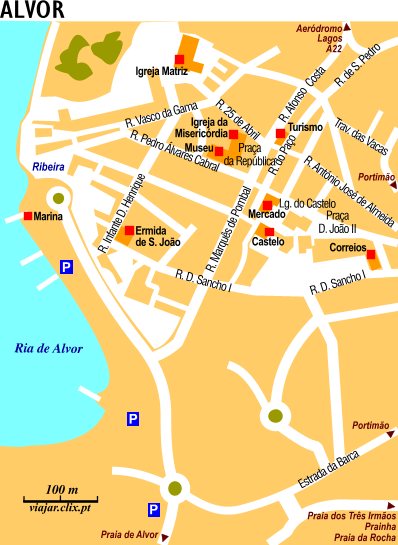 Map: Alvor