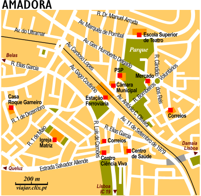 Map: Amadora