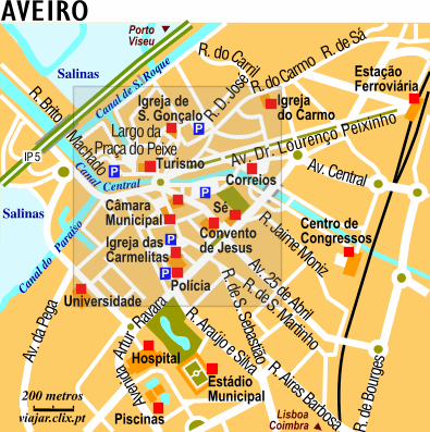 Map: Aveiro