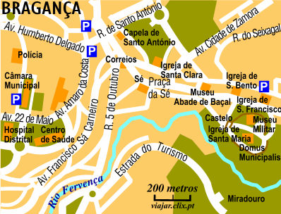 Map: Bragan�a Centre