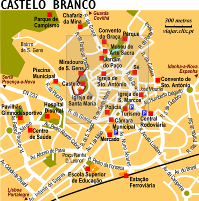 Map: Castelo Branco
