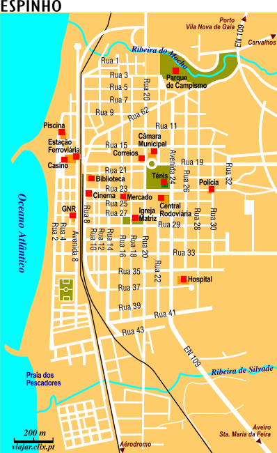 Map: Espinho