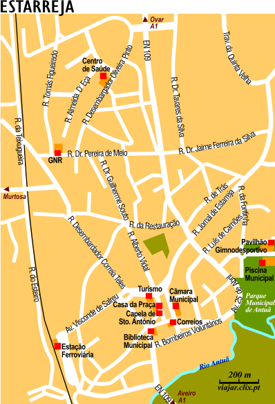 Map: Estarreja