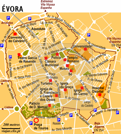 Map: �vora