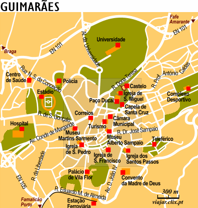 Mapa: Guimar�es