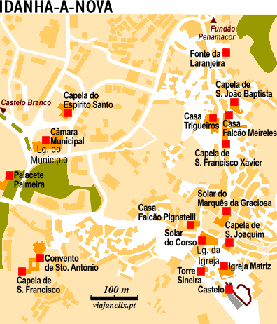 Map: Idanha-a-Nova