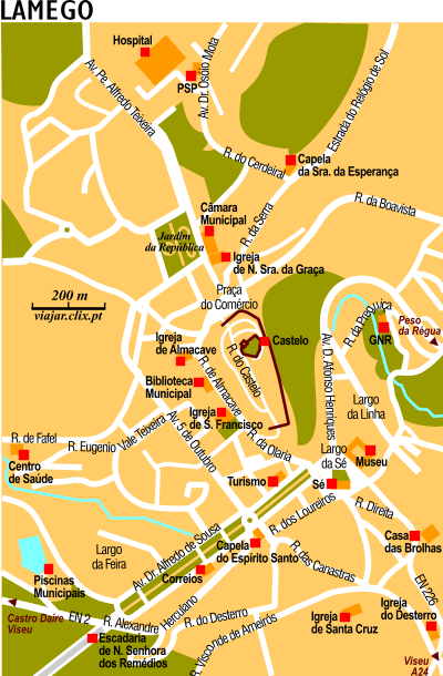 Map: Lamego