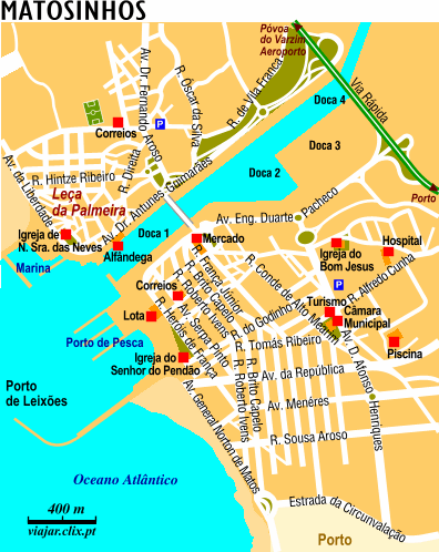 Mapa: Matosinhos