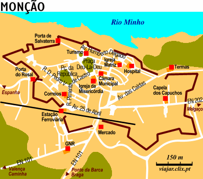 Mapa: Mon��o