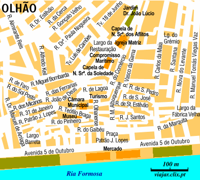 Map: Olh�o Centre