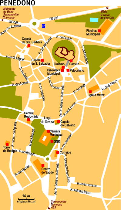 Map: Penedono