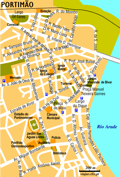 Map: Portim�o: Centre