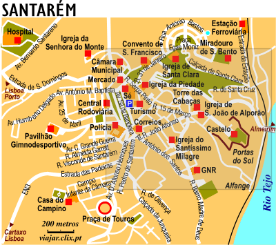 Map: Santar�m