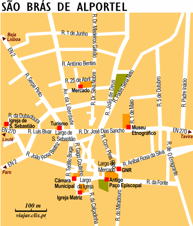 Map: S�o Br�s de Alportel