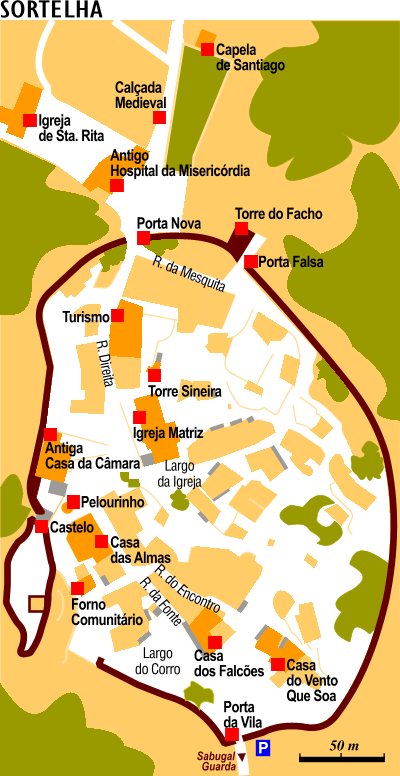 Map: Sortelha