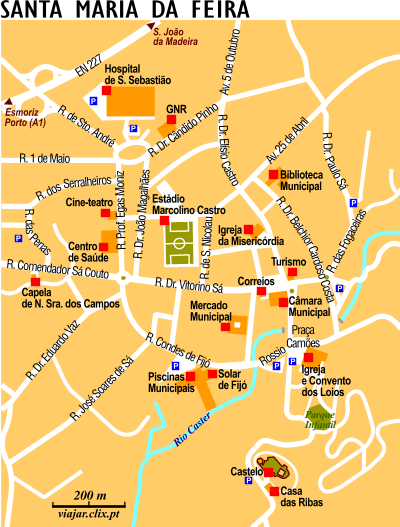 Map: Santa Maria da Feira