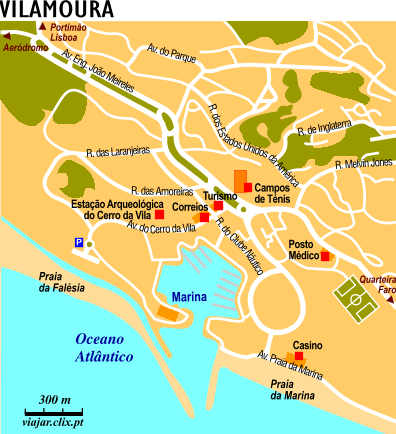 Map: Vilamoura