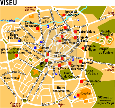 Map: Viseu