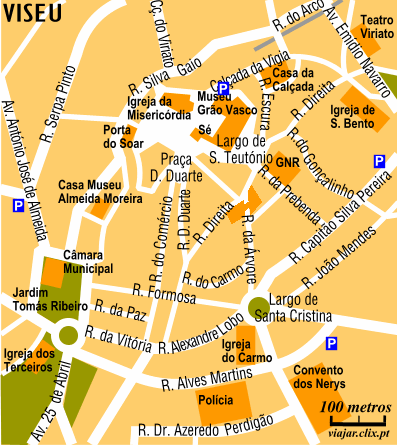 Map: Viseu Centre
