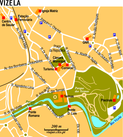 Mapa: Vizela